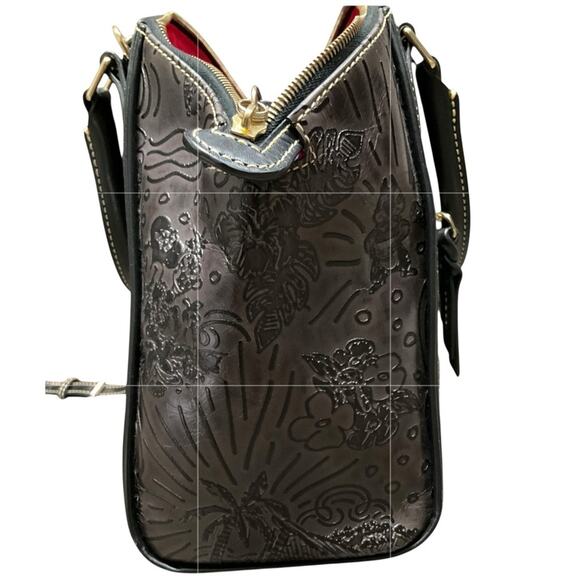 Dooney & Bourke Black Embossed Satchel Disney Aulani NWT - Picture 15 of 16
